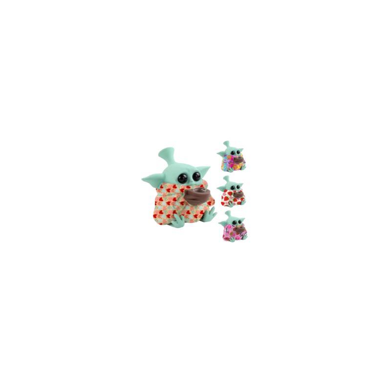 PIPA SILICONA YODA PIJAMA 12CM H203-5